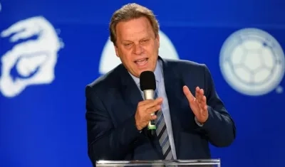 Ramón Jesurún, presidente de la Federación Colombiana de Fútbol.