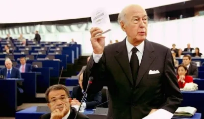 Valery Giscard, expresidente francés fallecido.