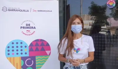 Silvana Puello, primera dama del Distrito.