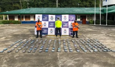 Droga decomisada por las autoridades. 