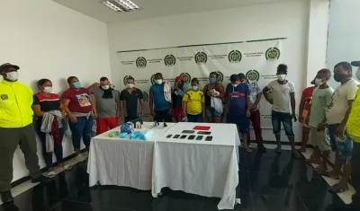 Las capturas se realizaron mediante diligencias de allanamiento. 