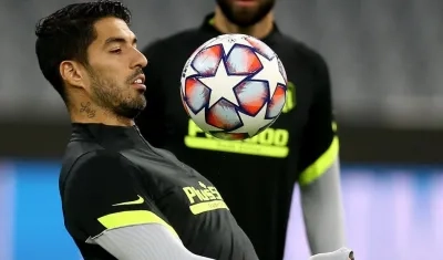 Luis Suárez, delantero uruguayo. 