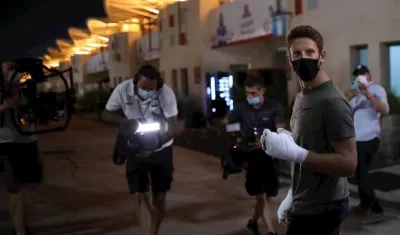 El piloto francés Romain Grosjean.