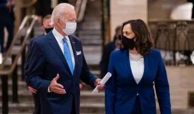 Joe Biden y Kamala Harris.