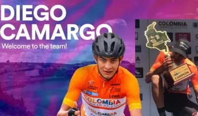 Así le dio la bienvenida el EF a Diego Camargo. 