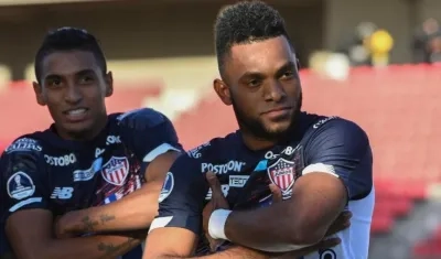 Miguel Ángel Borja, goleador de Junior. 