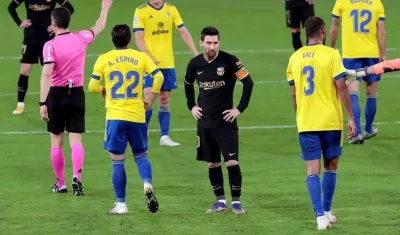 La tristeza de Lionel Messi.