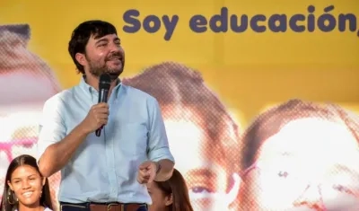 El Alcalde de Barranquilla, Jaime Pumarejo.