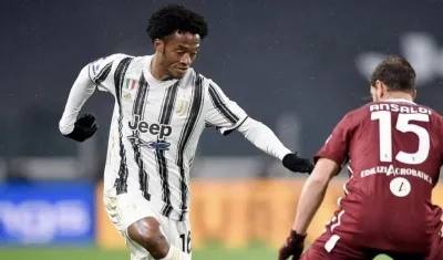 Juan Guillermo Cuadrado, jugador de la Juventus. 