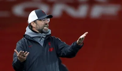Jürgen Klopp, técnico del Liverpool. 