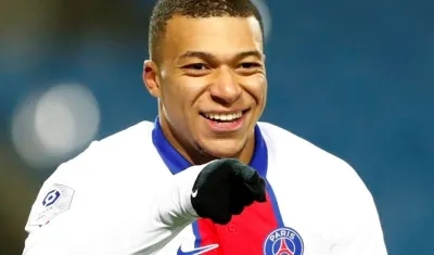Kylian Mbappé, delantero francés. 