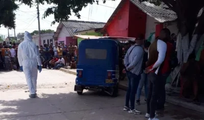 Dentro del motocarro murió en el acto Emanuel José Meza Avendaño.