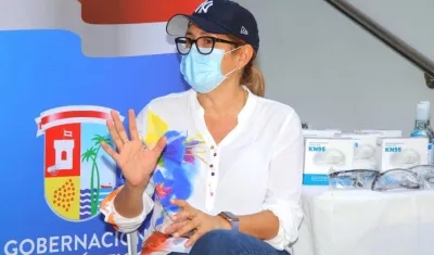 Alma Solano, Secretaria de Salud del Atlántico.