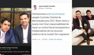 Carlos Felipe Quintero y Juan Camilo Fuentes.