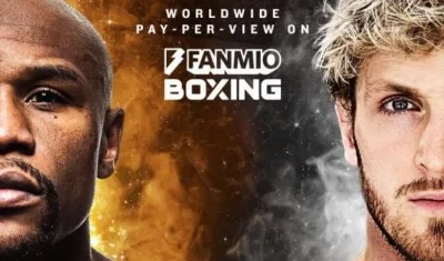 Floyd Mayweather Jr y Logan Paul.