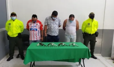 Alfredo Luis Martínez Caballero, de 34 años; Jonathan José Mendoza Toscano, de 37 años, y Bresneider Osvaldo Zúñiga González, de 35.