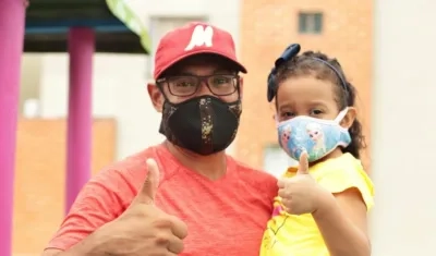 Ni niños ni adultos resultaron quemados durante la Noche de Velitas en Soledad. 