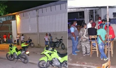 Bodega que era usada para toques de El Rey de Rocha.