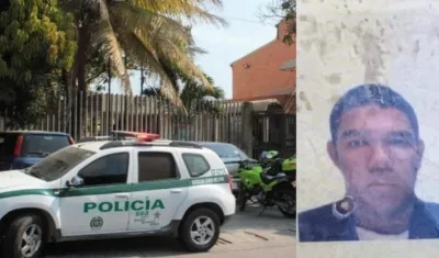 El cuerpo Dairo de Jesús Cañate González fue llevado a Medicina Legal. 