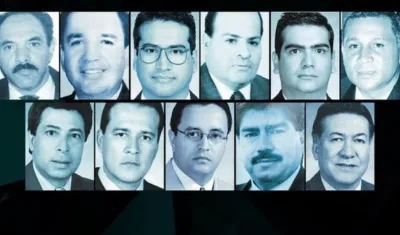 Los 11 diputados asesinados.