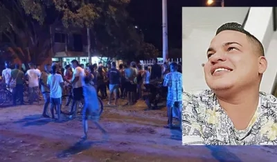 La víctima Jairo Negrete Arenga.