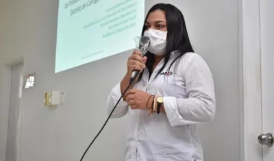 Johana Bueno, directora del Dadis Cartagena.