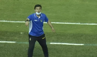 Juan José Ribera, técnico del Coquimbo Unido. 