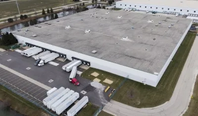 Imagen de la planta de Pfizer en Wisconsin.