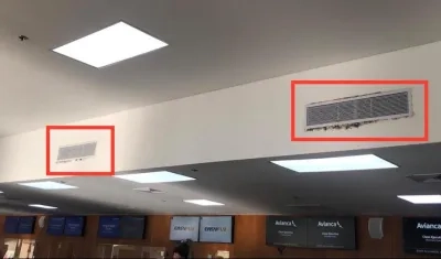 Estado que presentan las rejillas del aire acondicionado central.