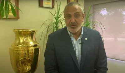 Pablo Milad, presidente de la federación chilena de fútbol. 