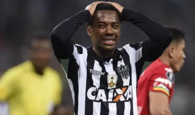 Robinho, jugador brasileño. 