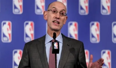 Adam Silver, comisionado de la NBA. 