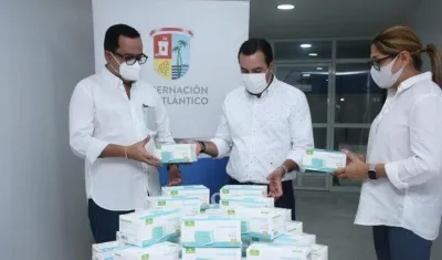 Donación de elementos de bioseguridad.