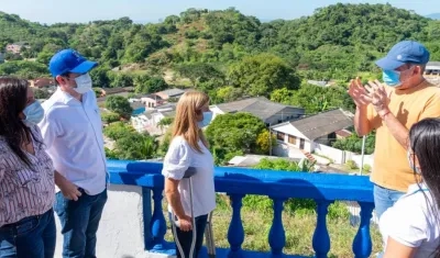 La Gobernadora Elsa Noguera en Usiacurí.