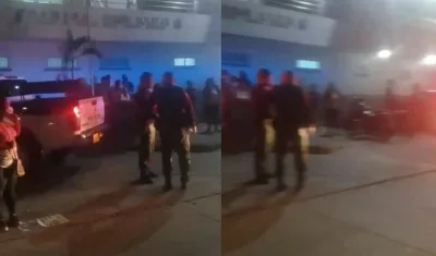 La Policía llegó hasta el Camino Simón Bolívar, donde falleció la víctima. 
