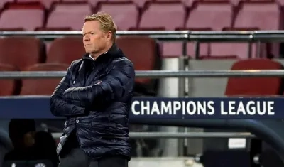 Ronald Koeman, técnico del Barcelona. 