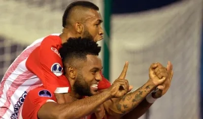 Miguel Ángel Borja, goleador de Junior. 