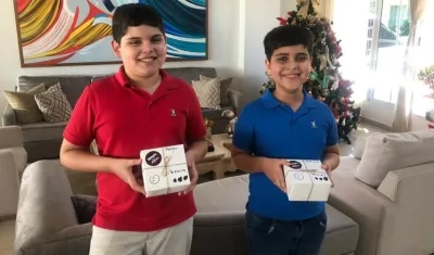 Elías y Salim Amar, creadores de "Brownies para Amar".