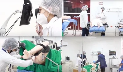 Imágenes del Centro de Simulación Clínica.