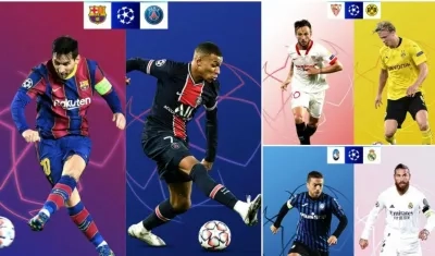 Emparejamientos de la Liga de Campeones.