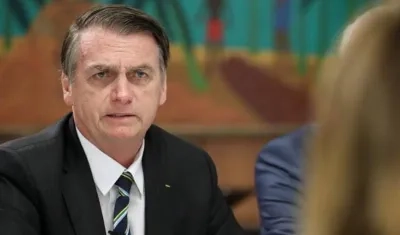 El mandatario brasileño, Jair Bolsonaro.