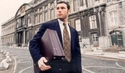 Jean-Marc Bosman a la salida de los tribunales. 