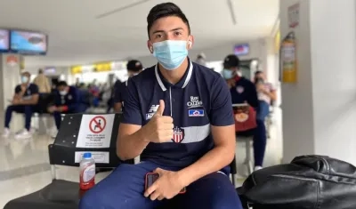 Fabián Ángel, volante juniorista.