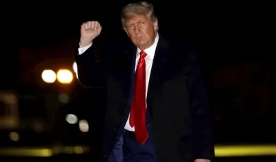 El presidente saliente de Estados Unidos, Donald Trump.