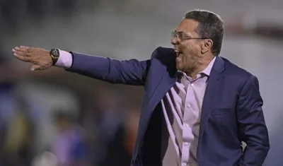 Vanderlei Luxemburgo, técnico brasileño. 