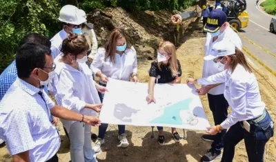 La Gobernadora del Atlántico, Elsa Noguera.