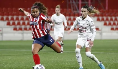 Leicy Santos, jugadora colombiana. 