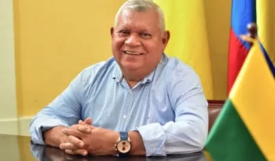 El alcalde de Ciénaga, Magdalena, Luis Alberto Tete Samper.