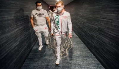 El mexicano Saúl 'Canelo' Álvarez.