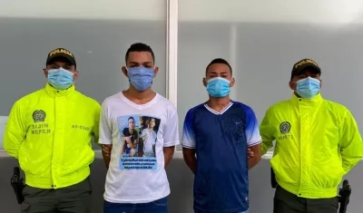 Johandrys Jesús Contreras Montero y Carlos Alberto Cortés De la Hoz.